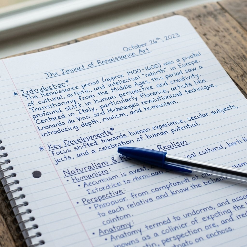 Clean Handwriting Sample